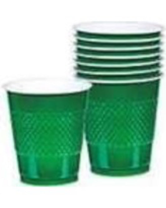 Vaso desechable verde bandera