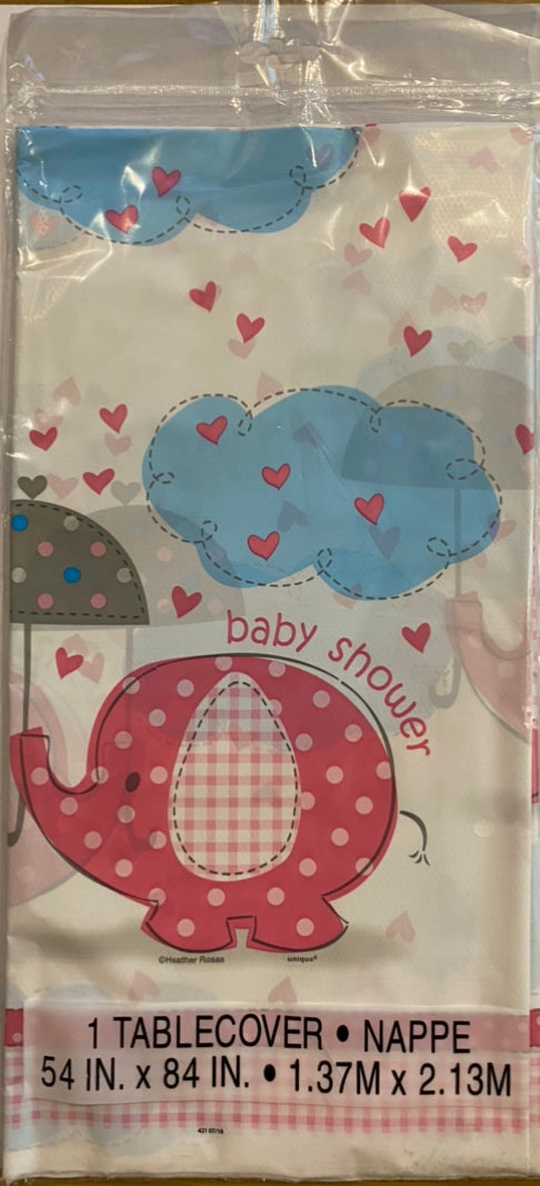 Printed all over mantel rosa baby