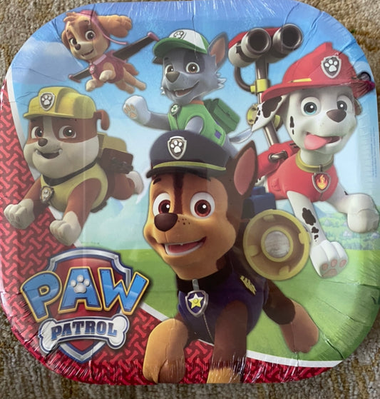 Paw patrol plato grande