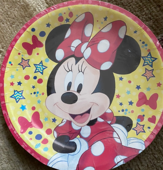 Minnie roja plato chico