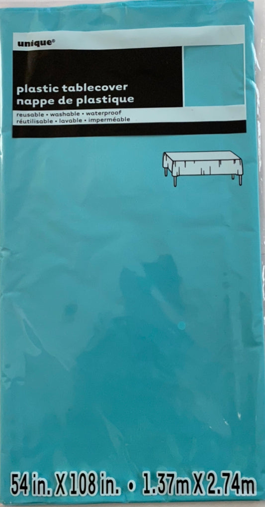 Mantel turquesa rectangular