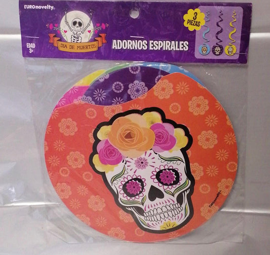 Adornos espirales Día de muertos