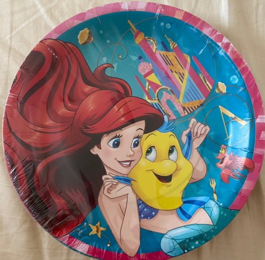 Ariel princesa plato chico