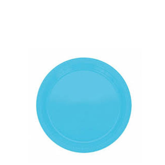 Plato azul caribe