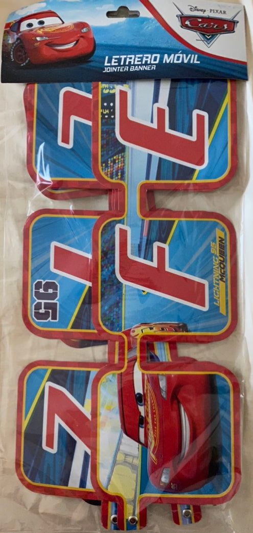 Cars letrero móvil