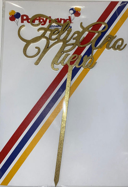 Cake Topper Año Nuevo