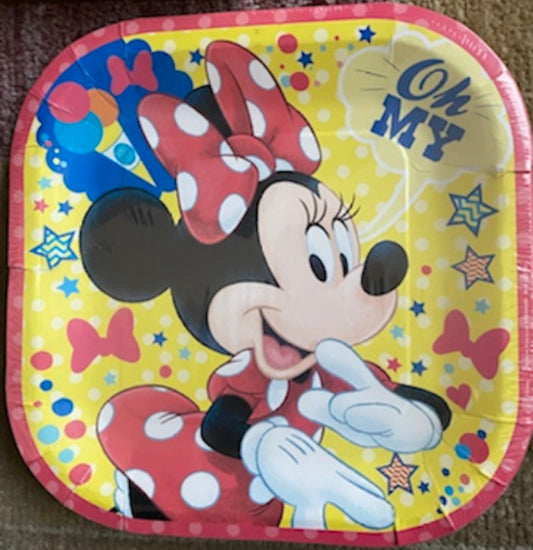 Minnie roja Plato grande