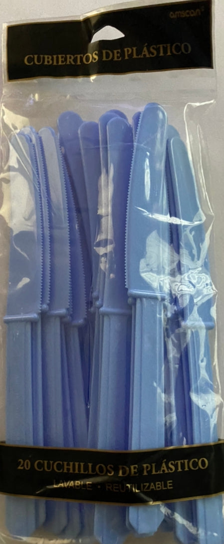 Cuchillo azul claro