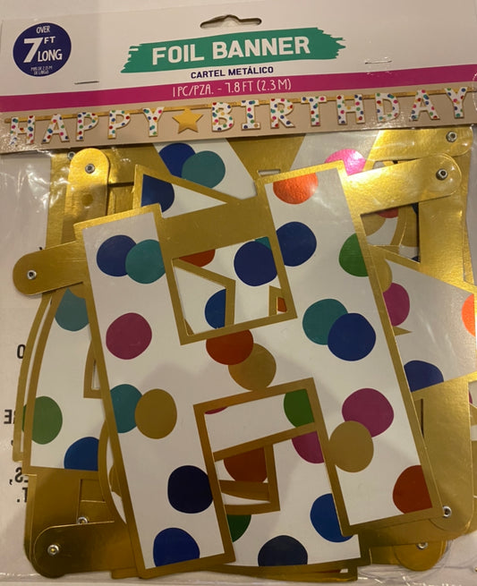 Banner de cumpleaños