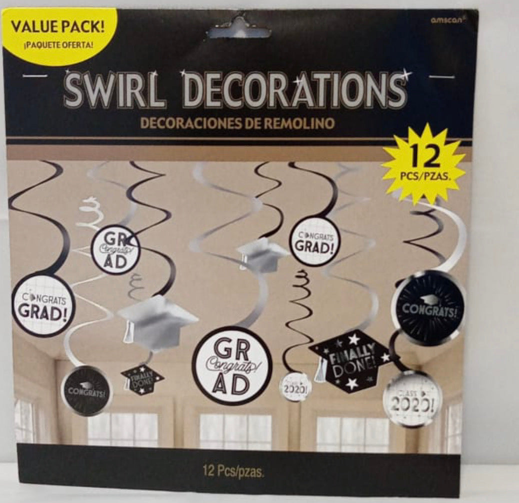 Swirl decoration graduación