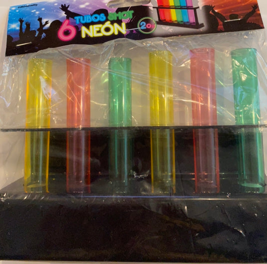 Tubos de shot neón