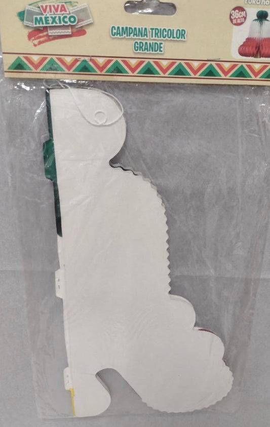 Campana tricolor grande mexico