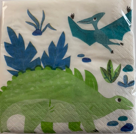 Servilleta dinosaurio