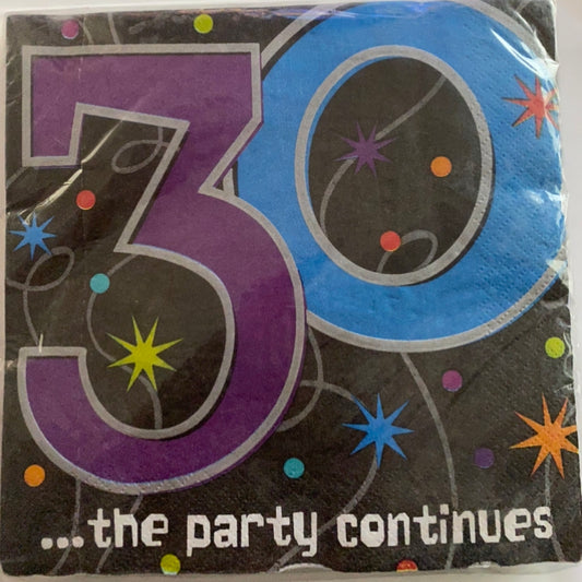 Servilleta lunch 30 años