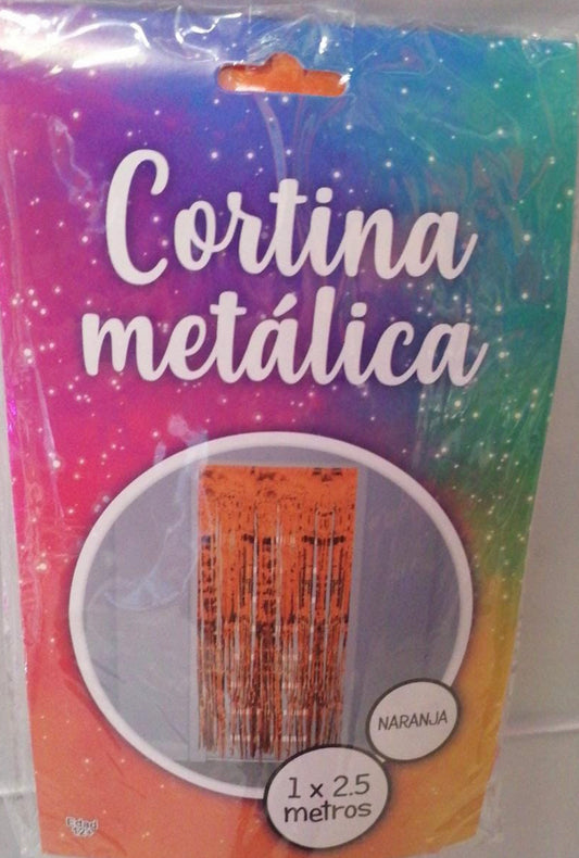 Cortina metálica naranja