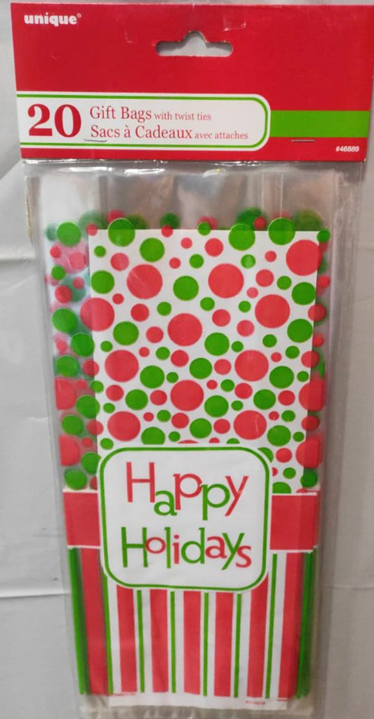 Bolsa celofán navidad