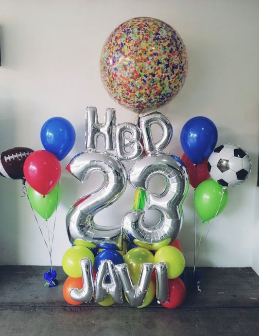 Arreglo de globos 3 pies