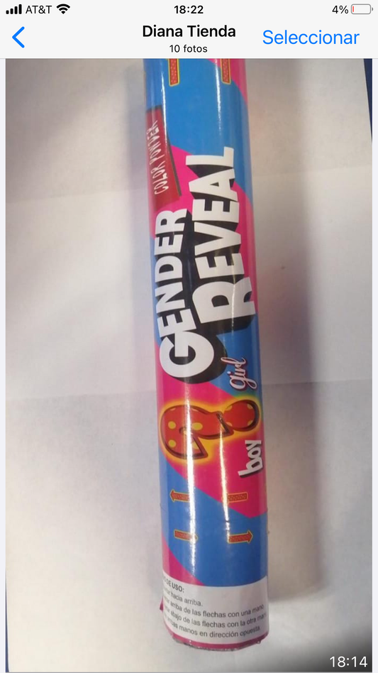 Party popper y polvo Holy niño