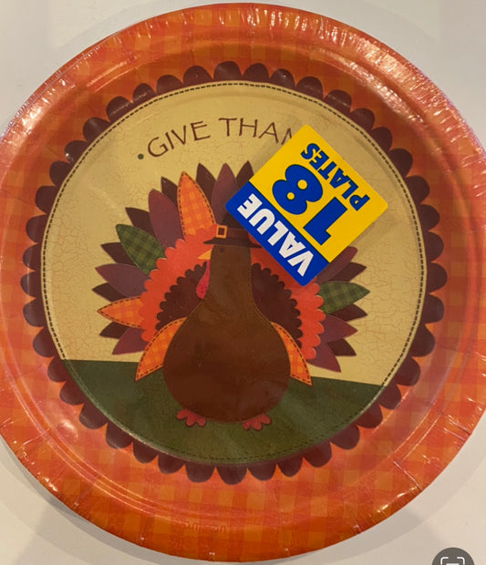 Plato pastelero thankgiving